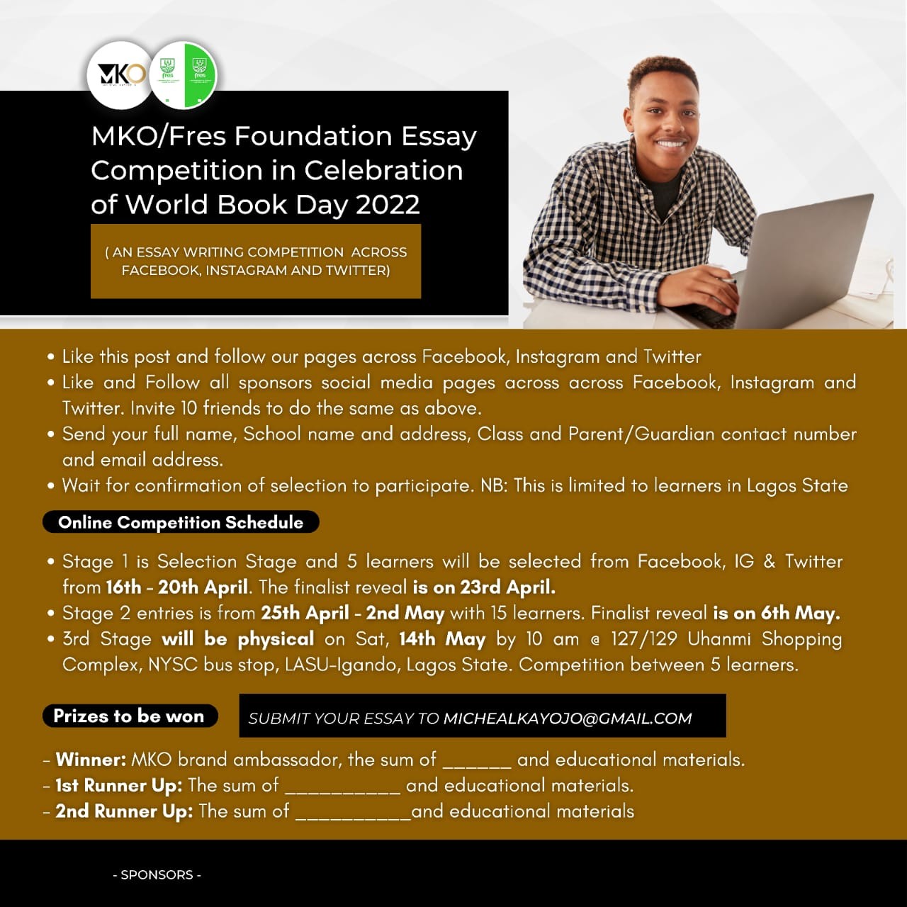 MKO/Fres Foundation Essay Competition Of World Book Day 2022